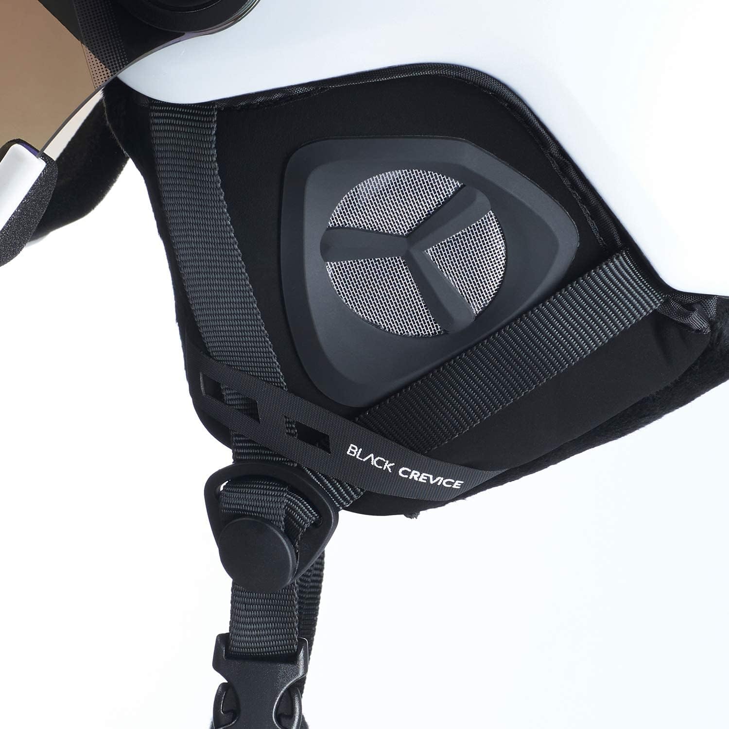 Powystawowy kask narciarski Black Crevice Calgary White, rozmiar 54-57 cm