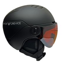 Powystawowy kask narciarski dziecięcy Black Crevice LR-H18, rozmiar 52-54 cm