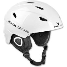 Powystawowy kask narciarski Black Crevice Kitzbühel White Carbon, rozmiar 55-56 cm