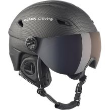 Powystawowy kask narciarski Black Crevice Silvretta Black Carbon, rozmiar 57-58 cm