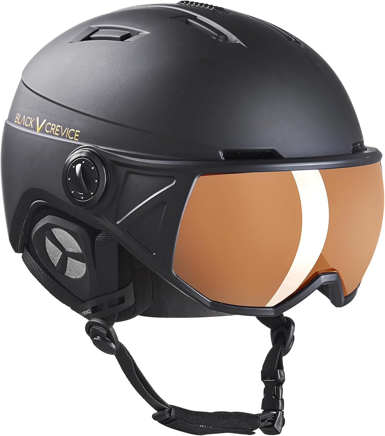 Powystawowy kask narciarski Black Crevice St.Moritz, rozmiar 58-61 cm