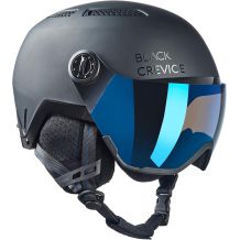 Powystawowy kask narciarski Black Crevice Chamonix Black Blue, rozmiar 58-61 cm