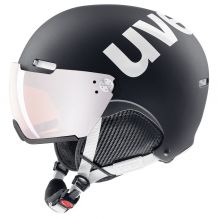 Powystawowy Uvex kask narciarski Hlmt 500 visor S2 Black, rozmiar 52-55