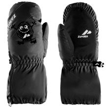RĘKAWICE NARCIARSKIE ZANIER MONSTER STX MITTEN KIDS BLACK ROZMIAR 2(M) - WIEK 3-4 LATA