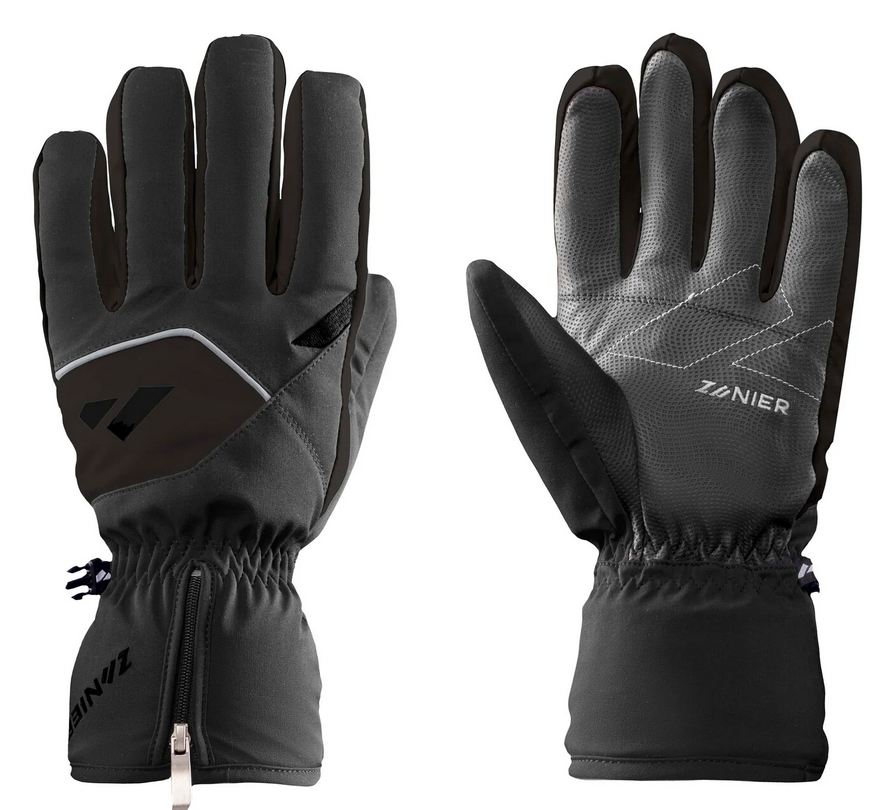 RĘKAWICE NARCIARSKIE ZANIER REITH.STX GLOVES JUNIOR BLACK ROZMIAR 6