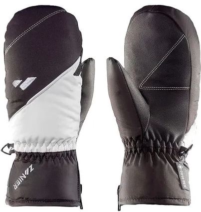 RĘKAWICE NARCIARSKIE ZANIER RAURIS MITTEN GTX JUNIOR BLACK/WHITE ROZMIAR 5,5