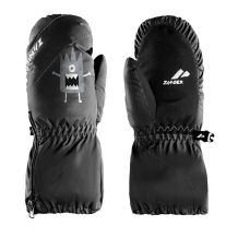 NOWE RĘKAWICE NARCIARSKIE ZANIER MONSTER STX MITTEN KIDS BLACK ROZMIAR 2(M) - WIEK 3-4 LATA