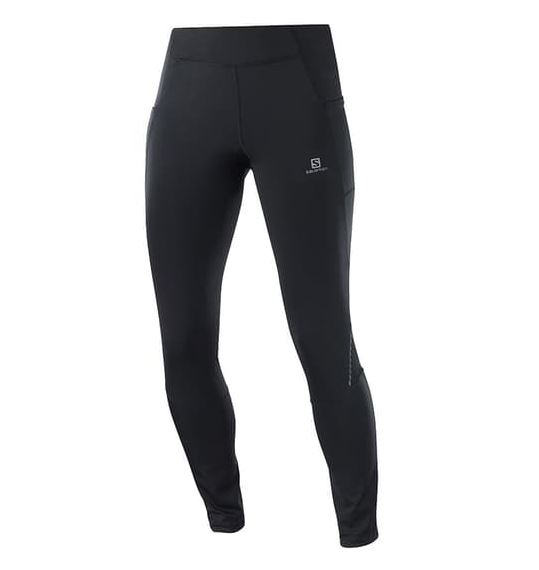 SALOMON CROSS RUN 28'' TIGHT W BLACK LEGGINSY DO BIEGANIA SPORTOWE ROZMIAR L <is>
