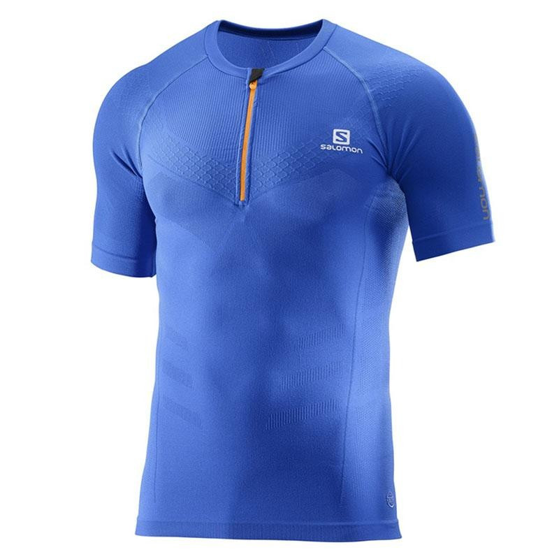 SALOMON EXO MOTION HZ SS TEE M SURF THE WEB KOSZULKA SPORTOWA DO BIEGANIA ROZMIAR M <is>
