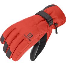 SALOMON FORCE DRY M RED BLACK RĘKAWICE NARCIARSKIE MĘSKIE ROZMIAR L/9 <is>