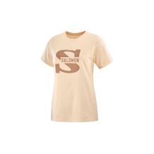 SALOMON OUTLIFE BIG LOGO TEE W NUDE KOSZULKA SPORTOWA ROZMIAR XS <is>
