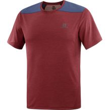 SALOMON OUTLINE SS TEE M CABERNET KOSZULKA SPORTOWA ROZMIAR S <is>