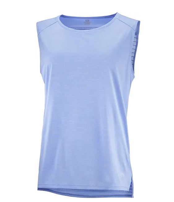 SALOMON OUTLINE SUMMER TANK W PROVENCE KOSZULKA SPORTOWA ROZMIAR L <is>