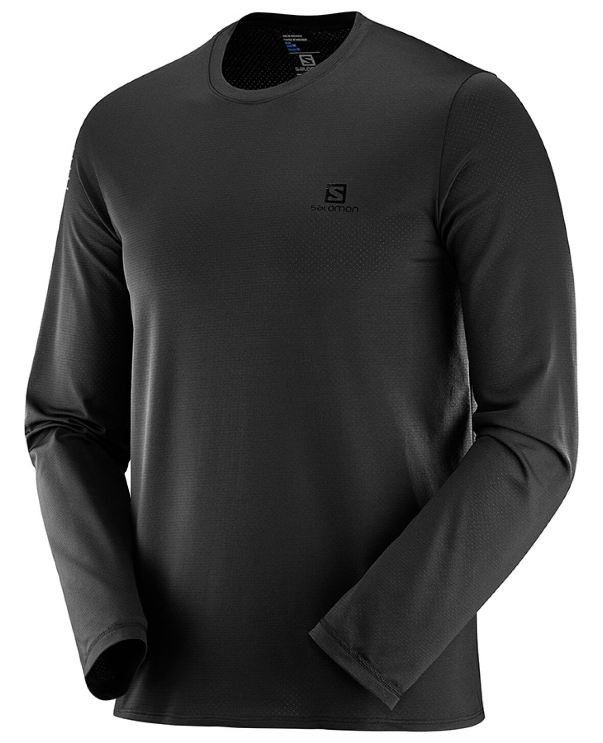 SALOMON PULSE LS TEE M BLACK KOSZULKA SPORTOWA DO BIEGANIA ROZMIAR S <is>