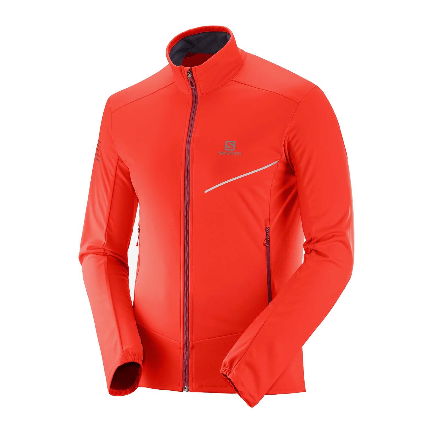 SALOMON RS SOFTSHELL JKT M GOJI BERRY NOWA MĘSKA KURTKA SPORTOWA ROZMIAR M <is>
