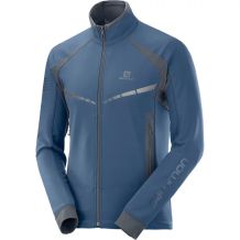 SALOMON RS WARM SOFTASHELL JKT M DARK DENIM NOWA MĘSKA KURTKA SPORTOWA ROZMIAR M <is>