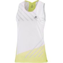 SALOMON SENSE AERO TANK W WHITE YELLOW KOSZULKA SPORTOWA ROZMIAR M <is>