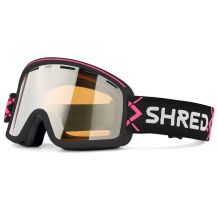 SHRED MONOCLE BIG SHOW BLACK/PINK - SILVER MIRROR GOGLE NARCIARSKIE SNOWBOARDOWE S2 <is>