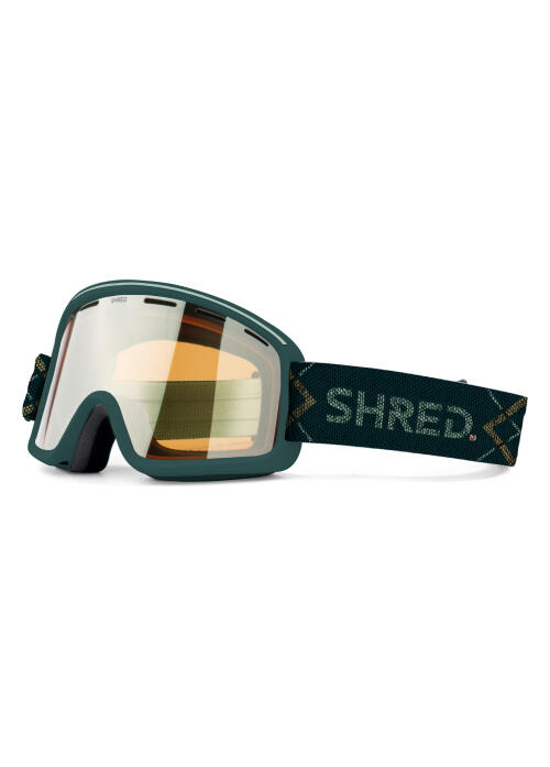 SHRED MONOCLE CAMO - SILVER MIRROR GOGLE NARCIARSKIE SNOWBOARDOWE S2 <is>