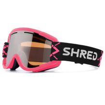 SHRED NASTIFY BIGSHOW BLACK/PINK - SILVER MIRROR GOGLE NARCIARSKIE SNOWBOARD S2 <is>