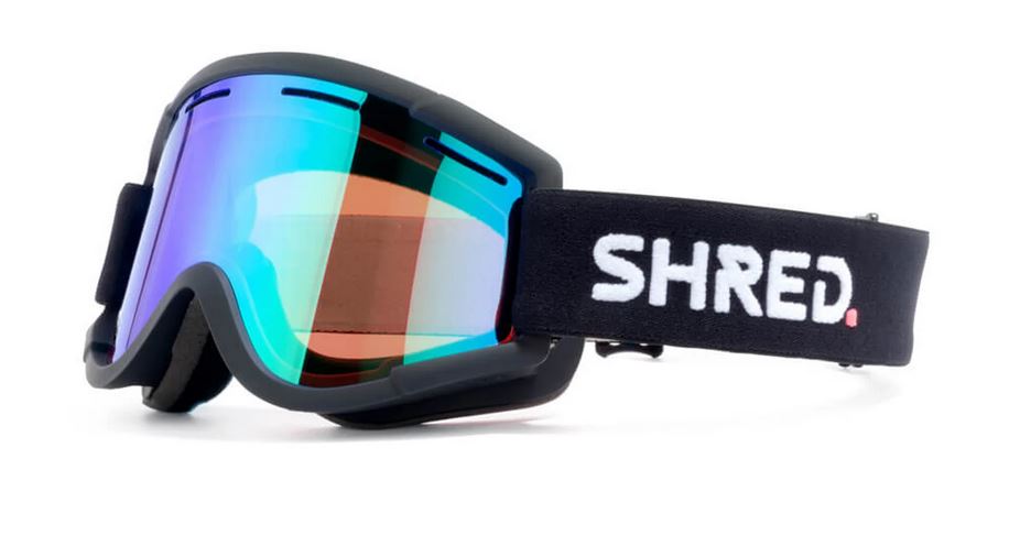 SHRED NASTIFY BLACK - CBL PLASMA MIRROR GOGLE NARCIARSKIE SNOWBOARD S3 <is>