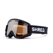 SHRED NASTIFY BLACK - SILVER MIRROR GOGLE NARCIARSKIE SNOWBOARD S2 <is>