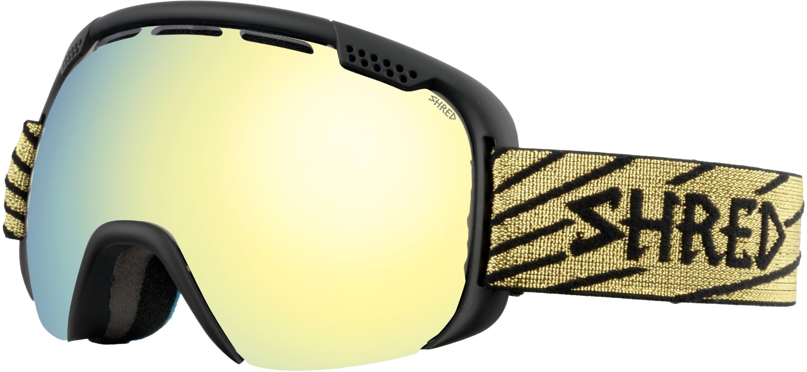 SHRED SMARTEFY BLACK/GOLD LG CBL HERO GOGLE NARCIARSKIE SNOWBOARDOWE S3 <is>