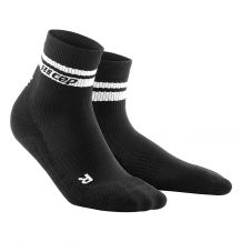 SKARPETY CEP 80' COMPRESSION MID-CUT SOCKS WOMEN BLACK/WHITE ROZMIAR II