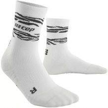 SKARPETY CEP ANIMAL MID-CUT SOCKS WOMEN WHITE/BLACK ROZMIAR II