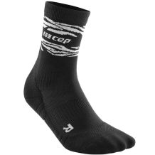 SKARPETY CEP ANIMAL MID-CUT SOCKS WOMEN BLACK/WHITE ROZMIAR II