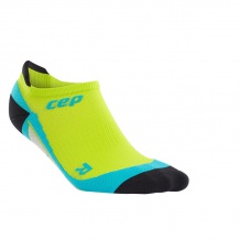 SKARPETY CEP DYNAMIC+ NO SHOW SOCKS MEN LIME/HAWAII BLUE ROZMIAR V