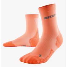 SKARPETY CEP ULTRALIGHT SOCKS V3 MID CUT WOMEN CORAL/CREAM ROZMIAR II 34-37