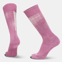 SKARPETY NARCIARSKIE LE BENT LIGHT CUSHION SNOW PIXEL PINK ROZMIAR L (EU 42-45) MERINO