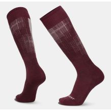 SKARPETY NARCIARSKIE LE BENT LIGHT CUSHION SNOW PIXEL BURGUNDY ROZMIAR L (EU 42-45) MERINO
