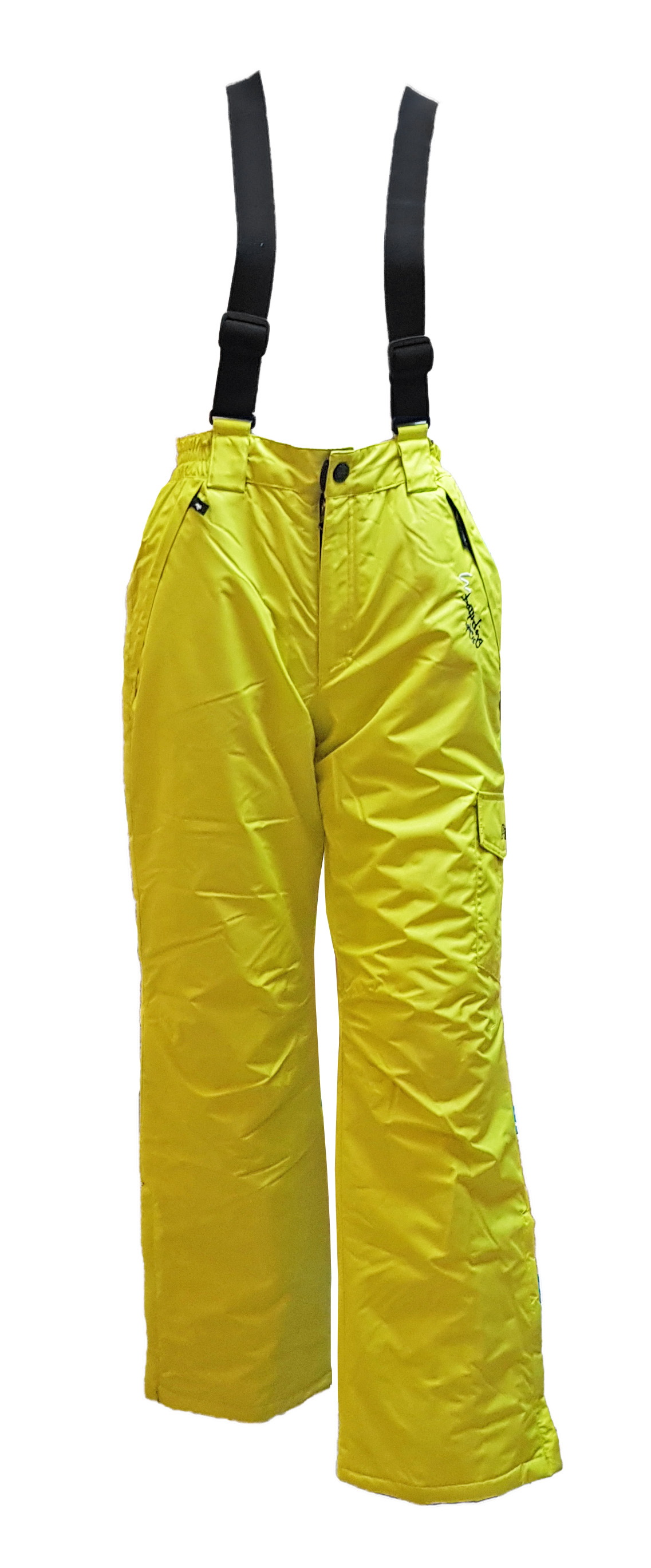 Spodnie narciarskie/snowboard Green-fluo, rozmiar 146-152 WYPRZEDAŻ