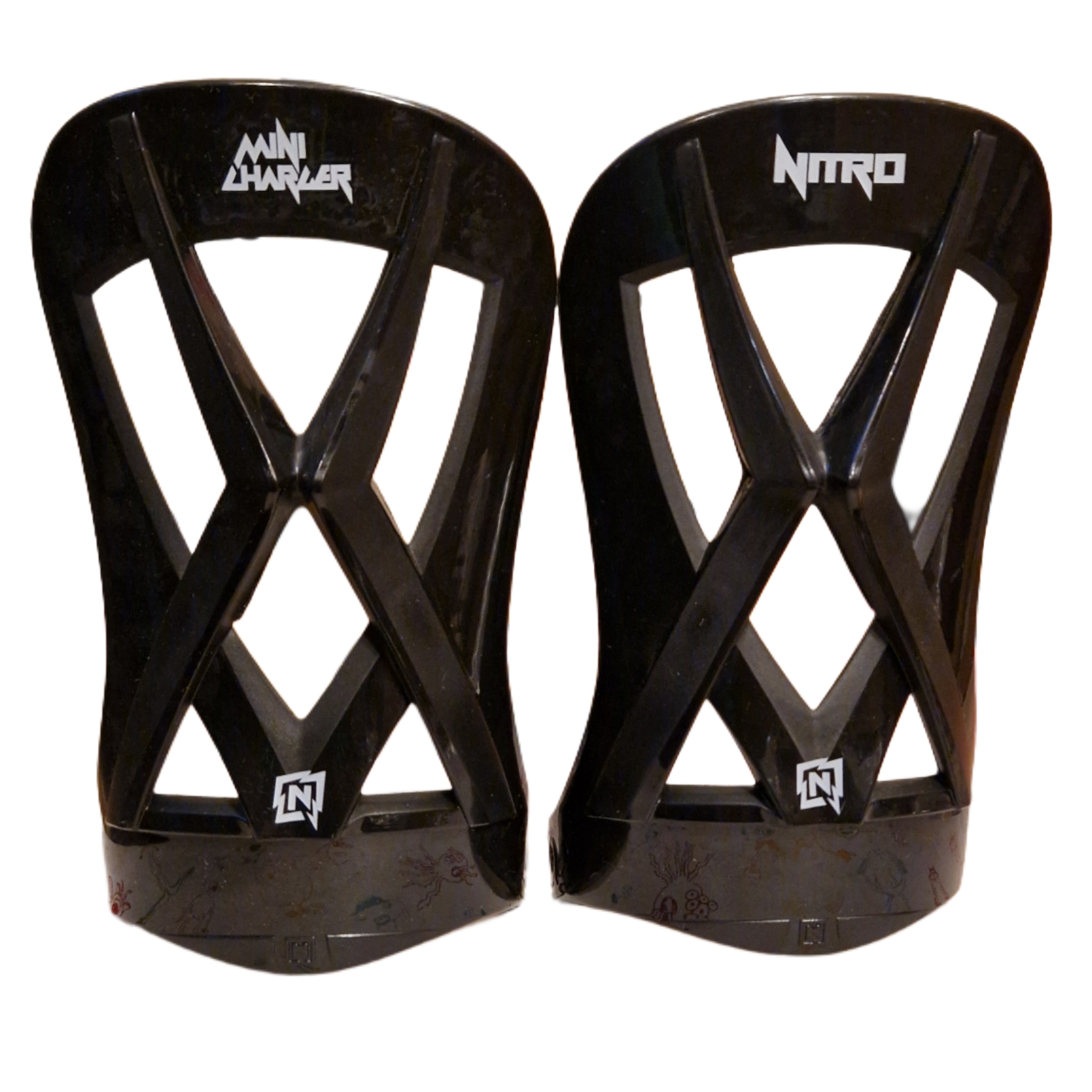 KOMPLET ŁYŻEK DO WIĄZAŃ JUNIORSKICH NITRO MINI CHARGER HIGHBACK WITH FWL ADJUSTER BLACK ROZMIAR JUNIORSKI MINI CHARGER