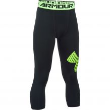 UNDER ARMOUR 3/4 LOGO LEGINSY SPODNIE SPORTOWE TRENINGOWE ROZMIAR XS YOUTH (122-127 CM) <is>
