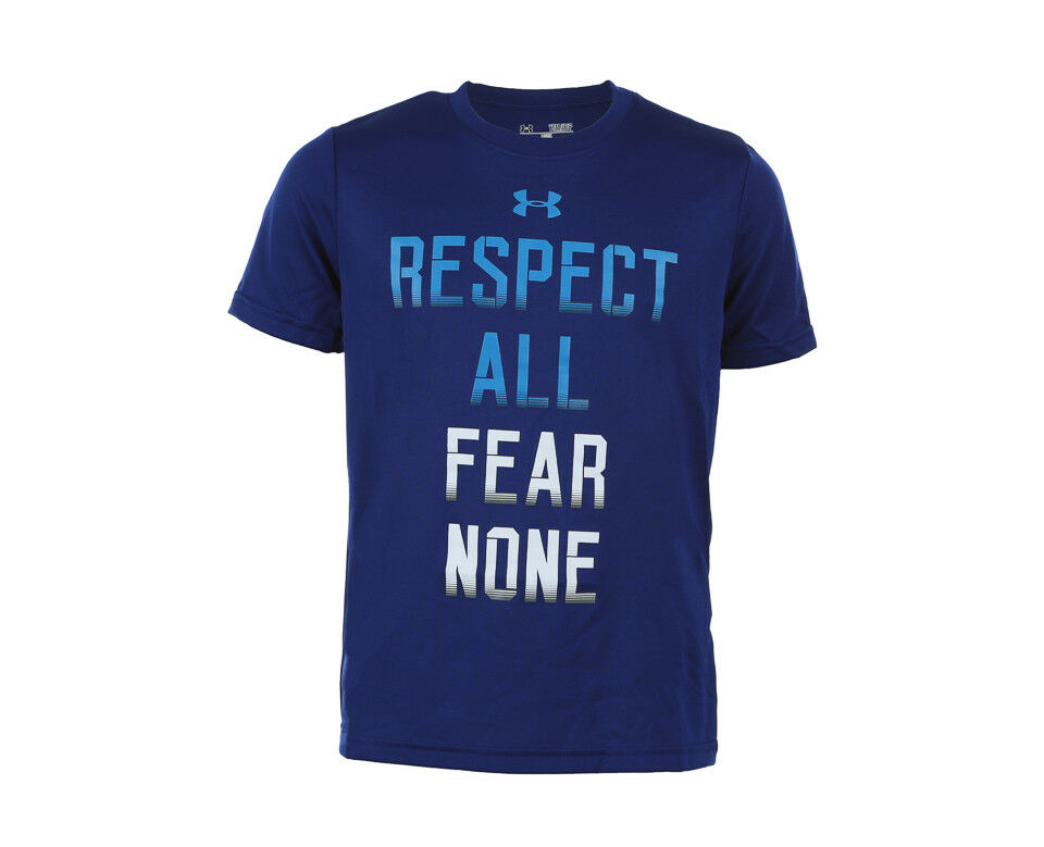 UNDER ARMOUR FEAR NONE T-SHIRT KOSZULKA SPORTOWA ROZMIAR S YOUTH (127-137 cm) <is>