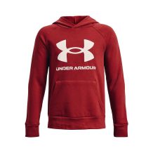 UNDER ARMOUR RIVAL FLEECE HOODIE KIDS RED NOWA DZIECIĘCA BLUZA Z KAPTUREM ROZMIAR XL (165-178 CM) <is>