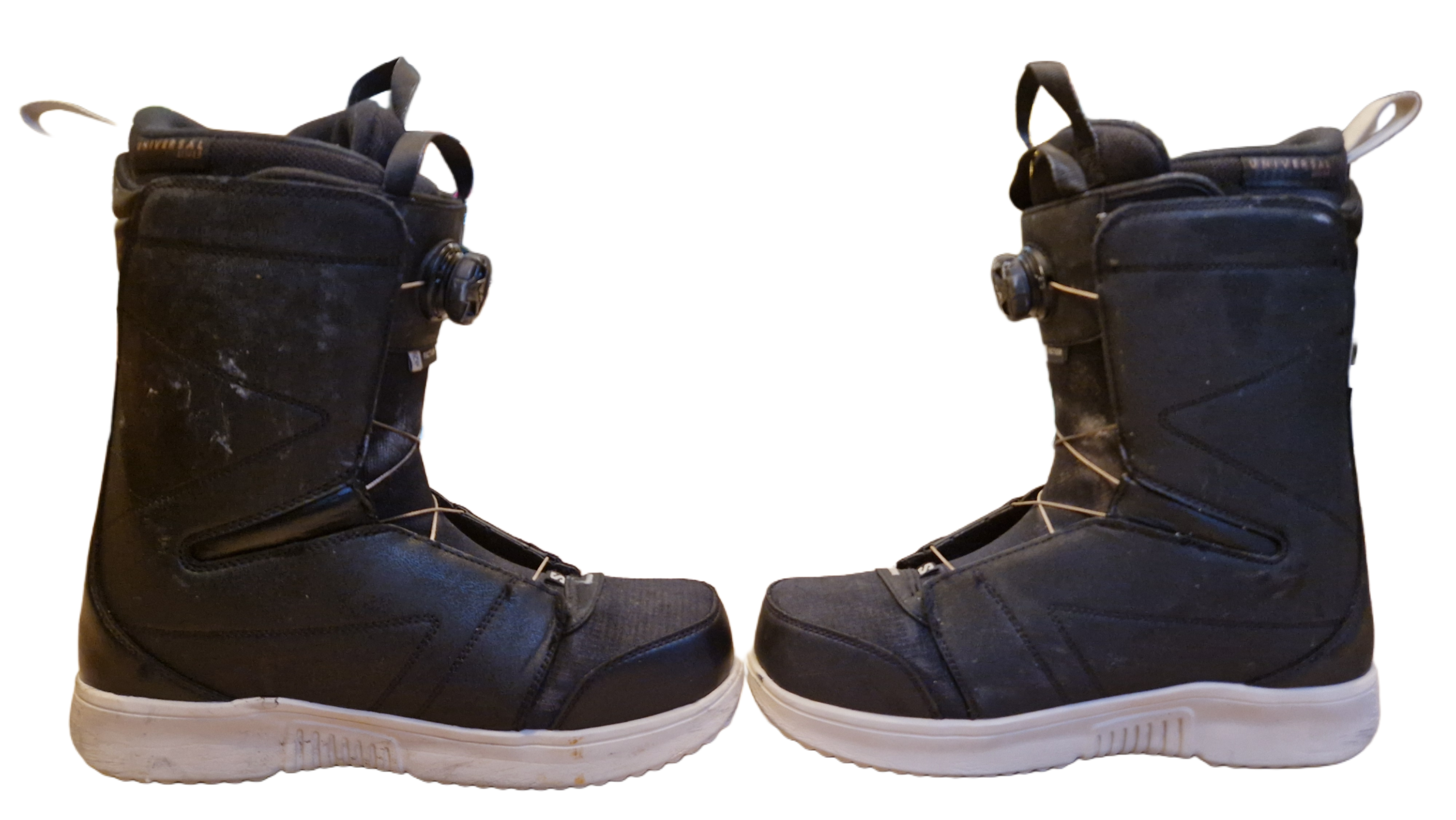 UŻYWANE BUTY SNOWBOARD SALOMON FACTION BOA BLACK/WHITE ROZMIAR 30CM EU: 45.5