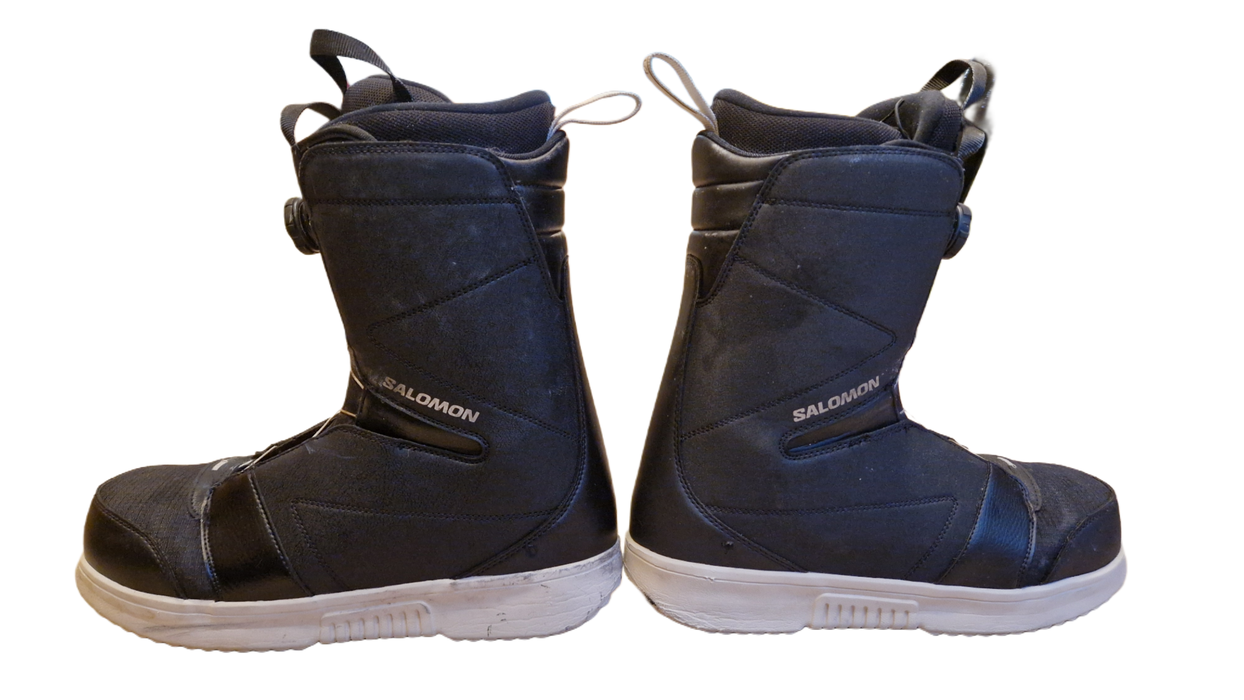 UŻYWANE BUTY SNOWBOARD SALOMON FACTION BOA BLACK/WHITE ROZMIAR 30CM EU: 45.5