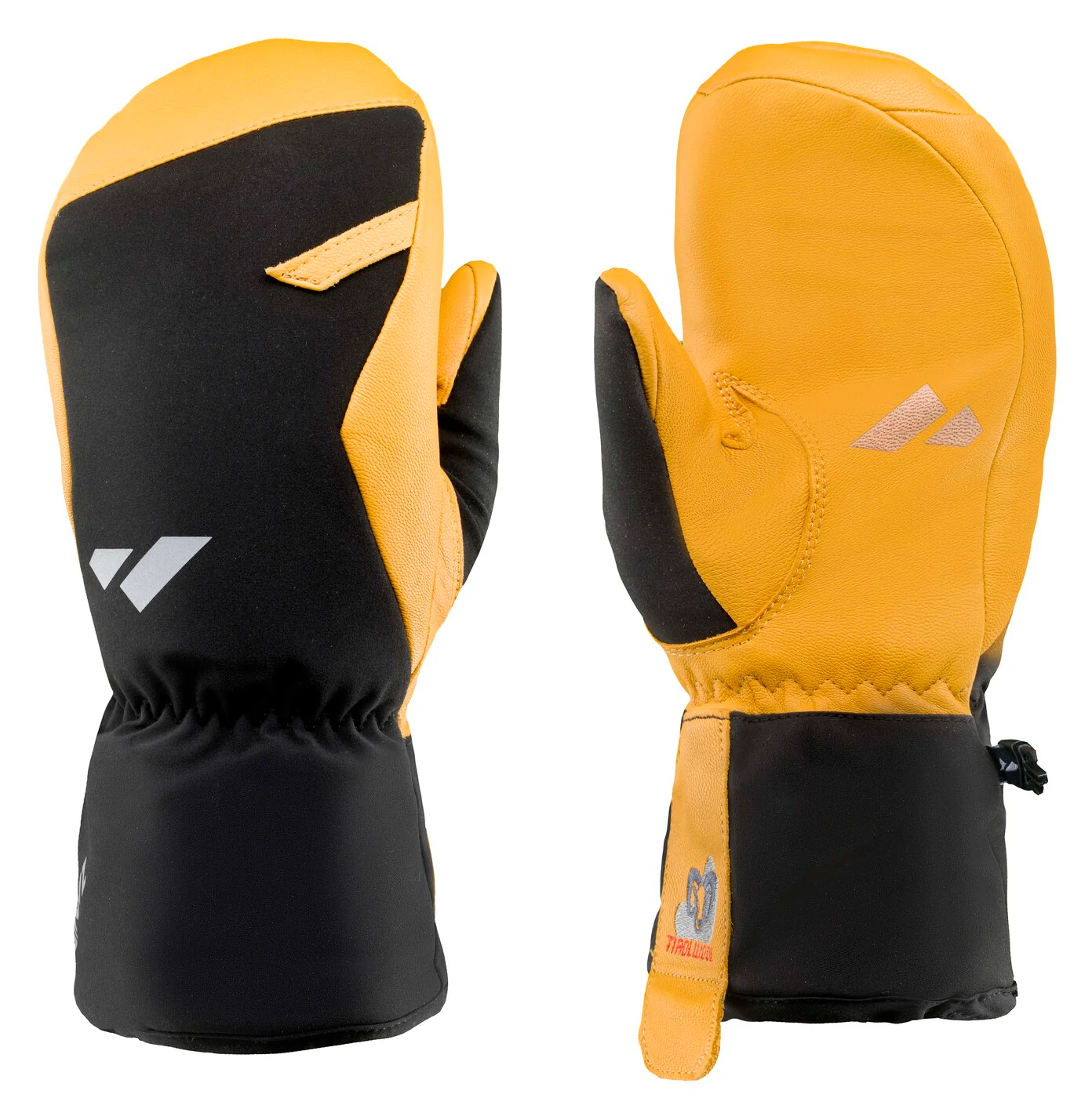 ZANIER GLOCKNER TW BLACK YELLOW RĘKAWICE NARCIARSKIE SNOWBOARDOWE ROZMIAR 8 <is>