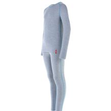 ZESTAW BIELIZNY LÖFFLER KIDS SET LONG TRANSTEX WARM GREY MELANGE ROZMIAR 140cm