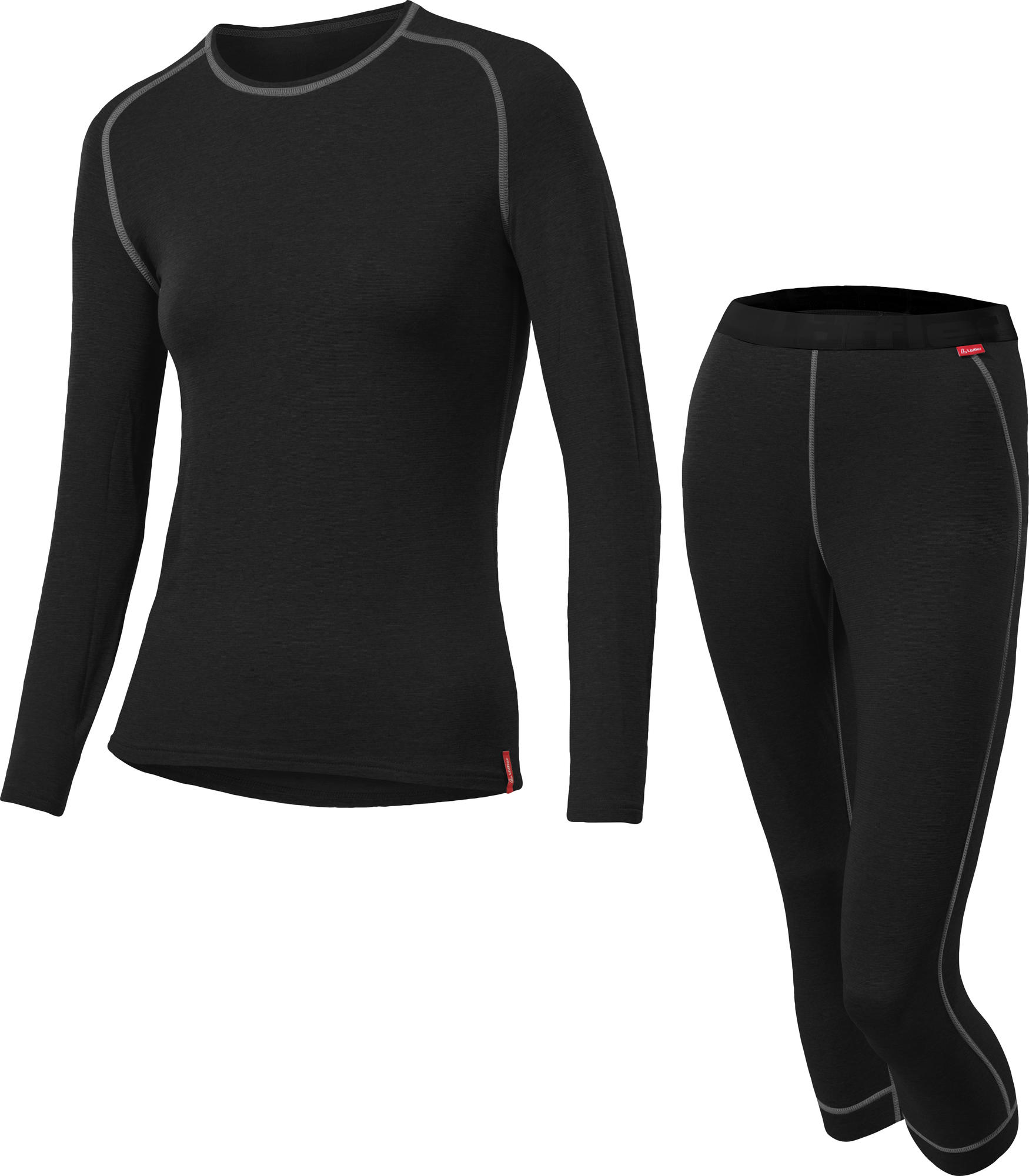 ZESTAW BIELIZNY LÖFFLER WOMEN SET 3/4 TRANSTEX WARM BLACK ROZMIAR XXL/46