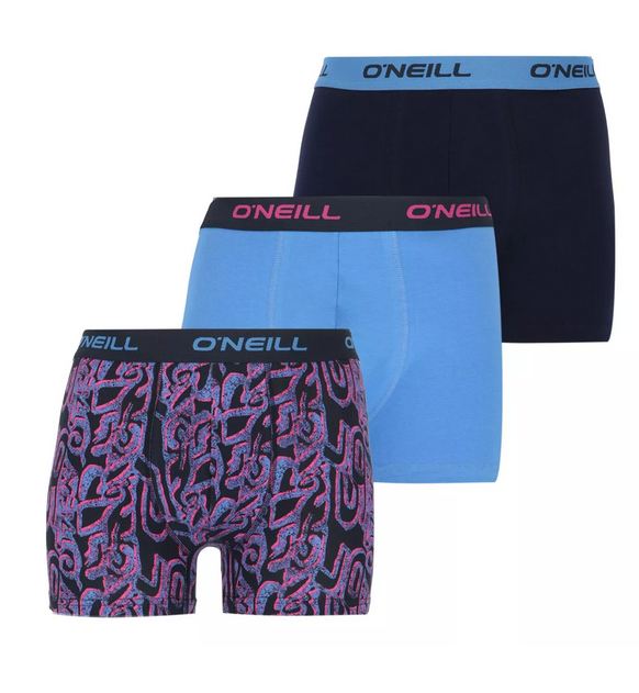 ZESTAW BOKSEREK MĘSKICH O\'NEILL BOXERS 3-PACK GRAFFITI ART ROZMIAR L